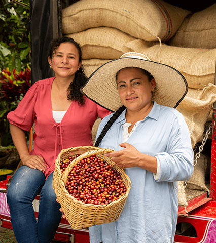 Mujeres cafeteras